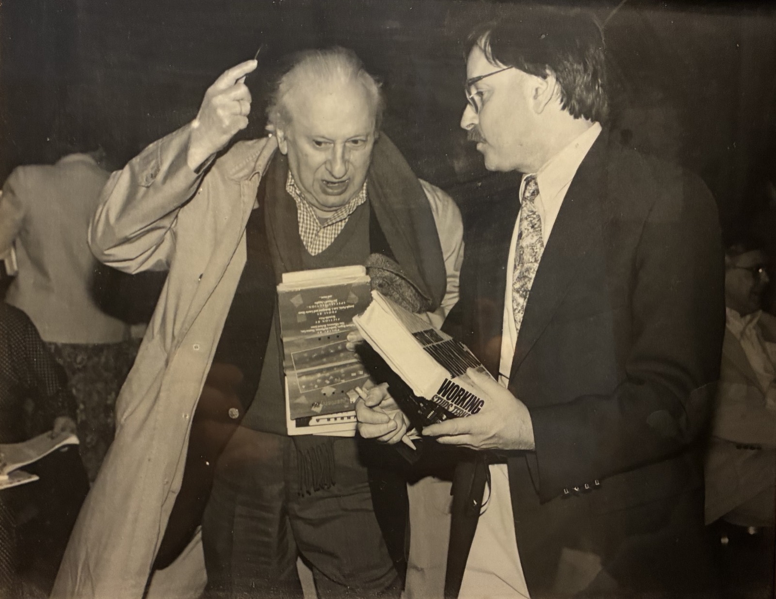 Paul Kleyman with Studs Terkel